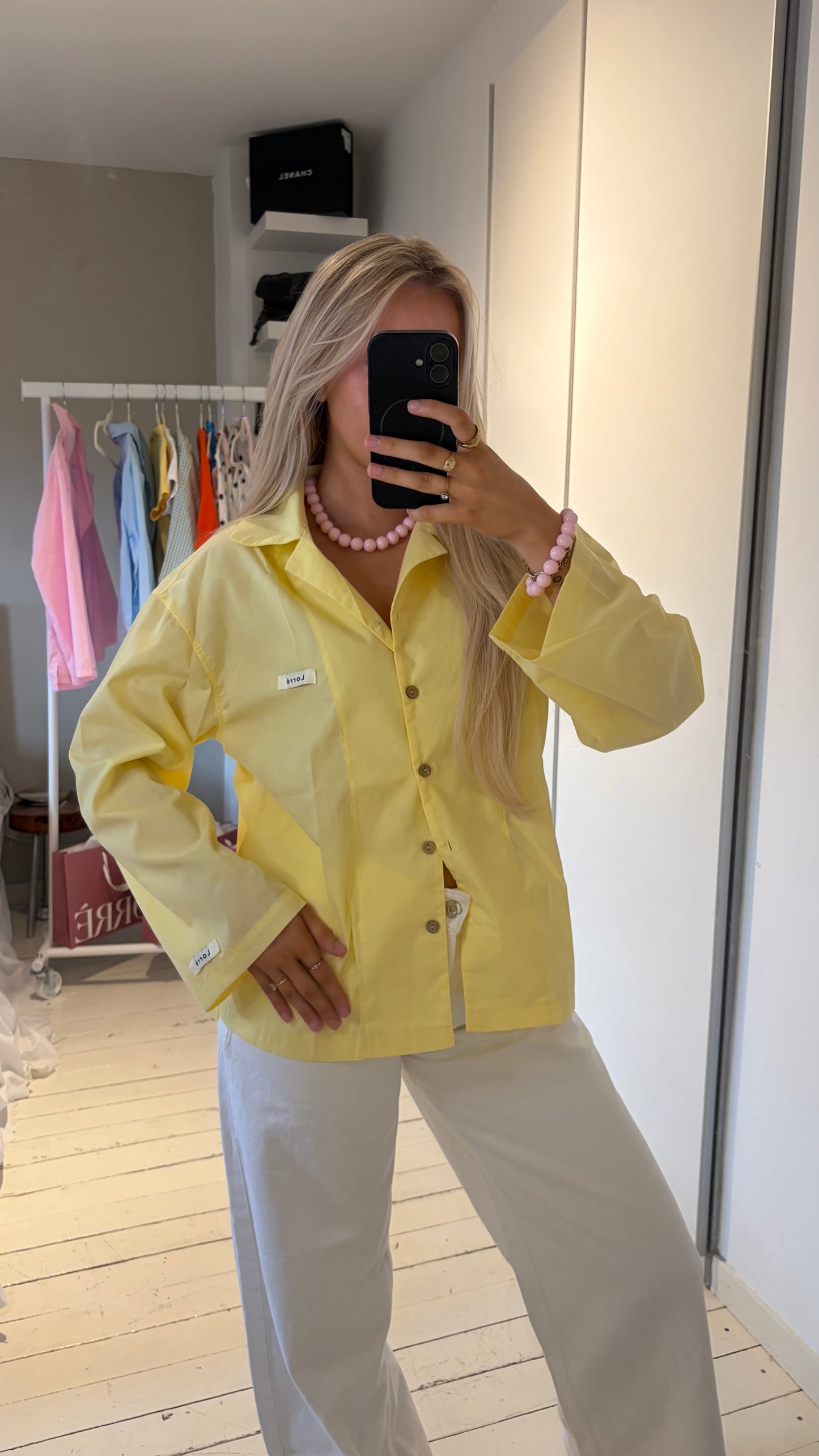 Flora blouse - kanarie geel