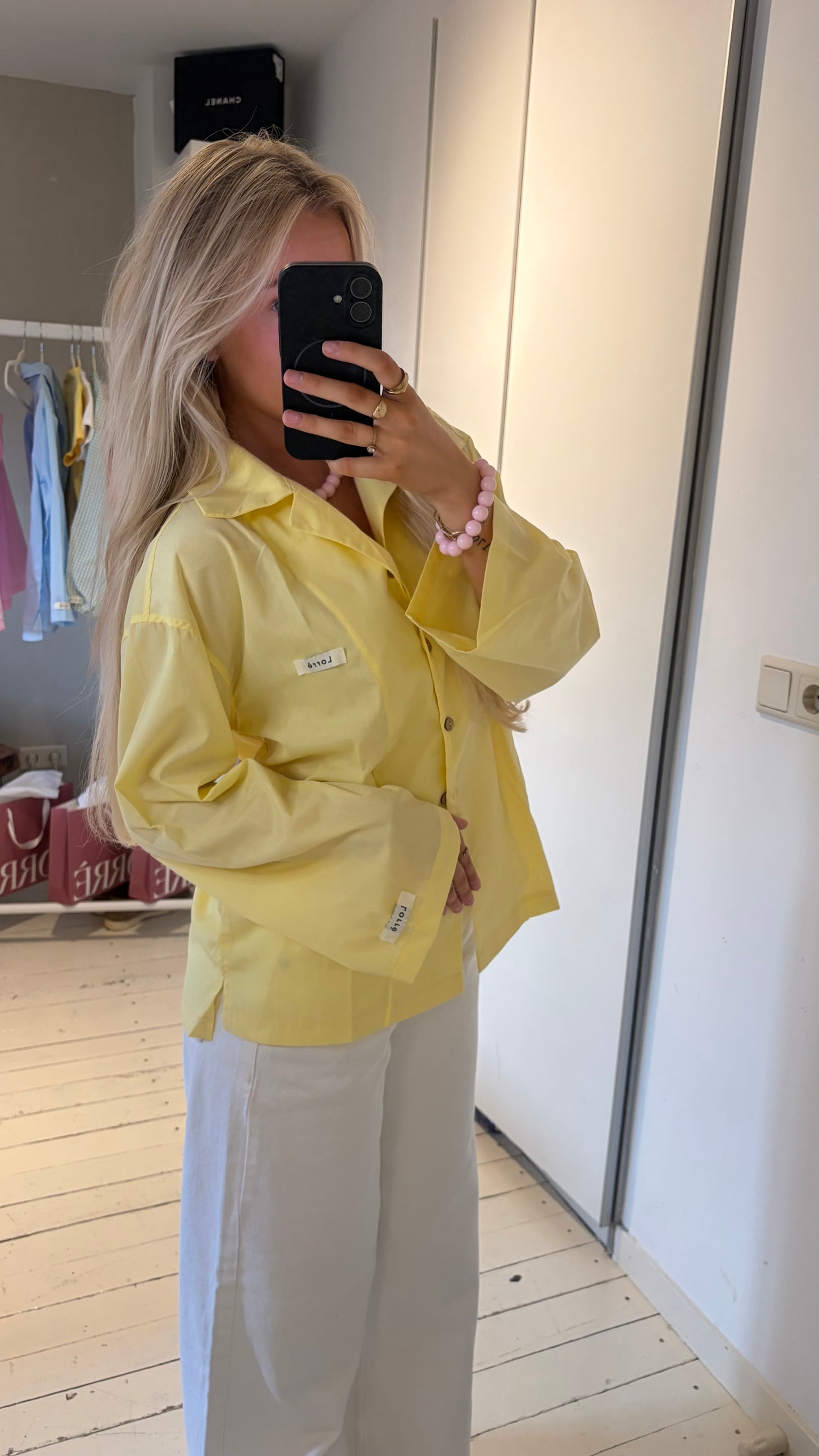 Flora blouse - kanarie geel
