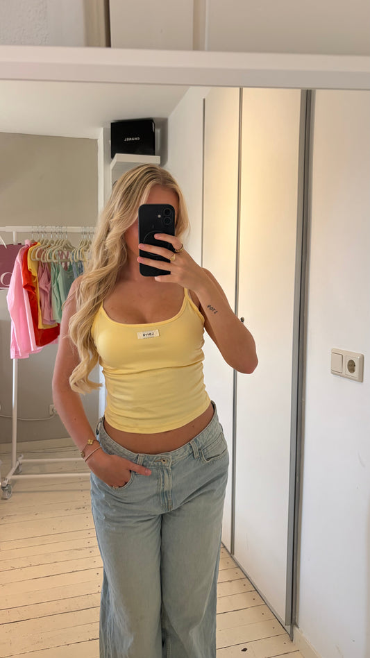 Lorrè top - boter geel