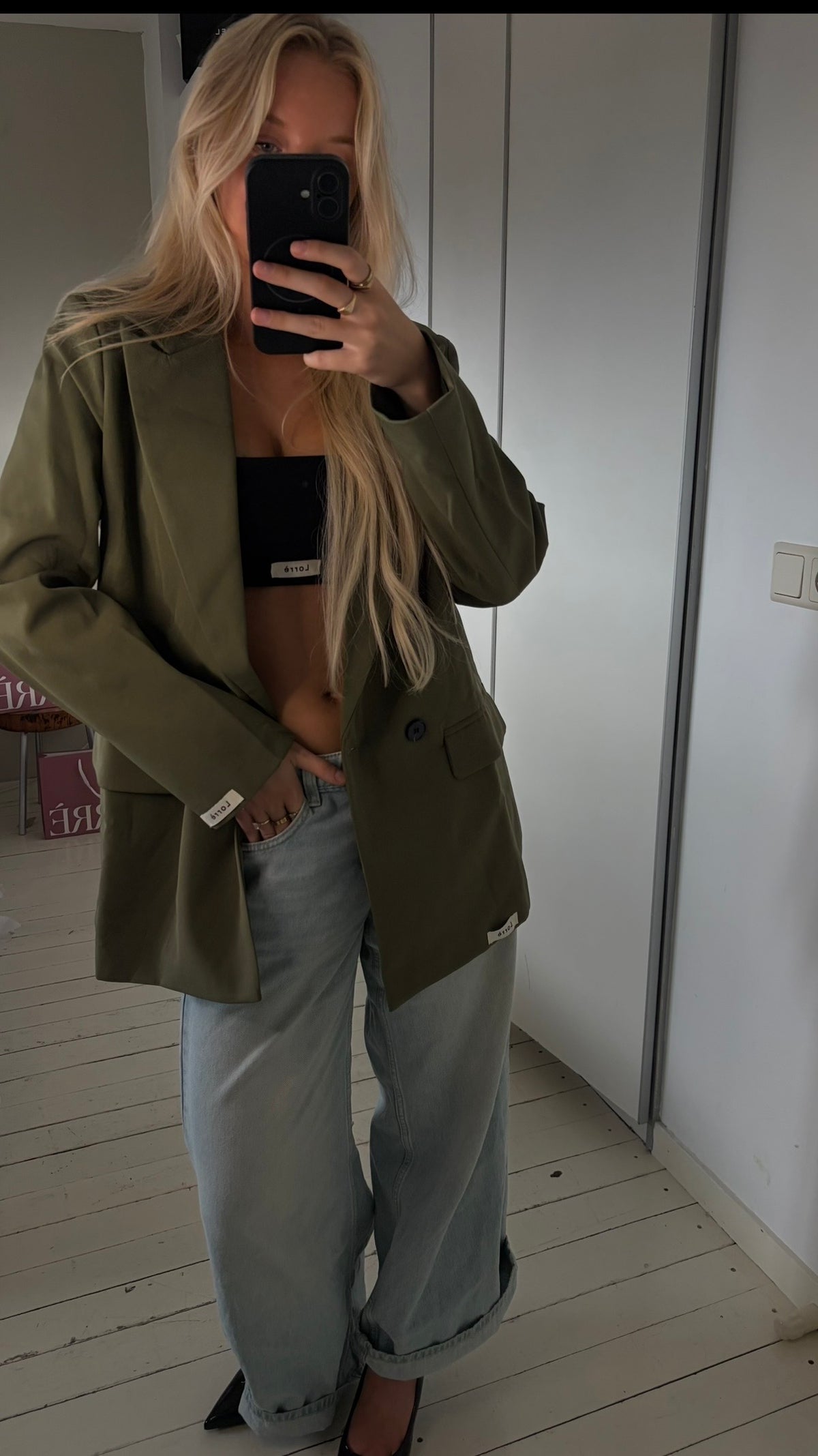 Loe blazer - groen
